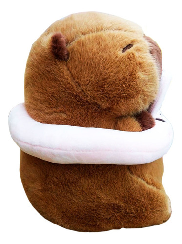 Peluche Capibara Kawai Con Salvavidas De Conejo