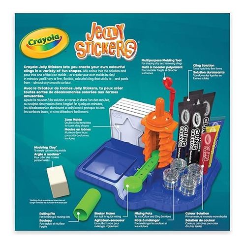 Crayola Jelly Stickers Crea Pegatinas Incluye Kit Repuesto