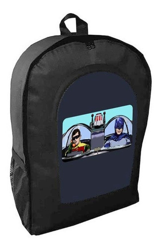 Mochila Negra Batman Adulto / Escolar E15