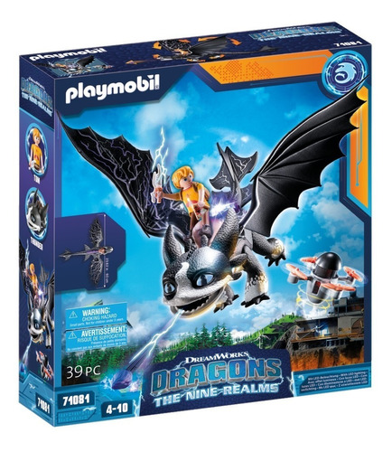 Figura Para Armar Playmobil Dragons The Nine Realms Thunder & Tom 3+