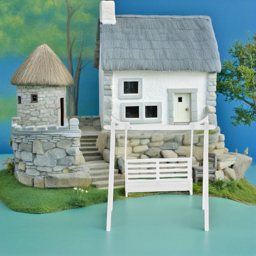 2 Columpios Para Casas De Muñecas: Colgantes En Miniatura A