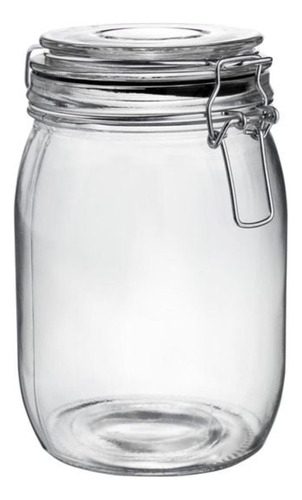 Frasco Vidrio Organizador Tapa Hermética Contenedor 700ml