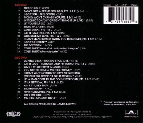 Cd Doble James Brown / Foundations Of Funk Hits 64-69 (1996)
