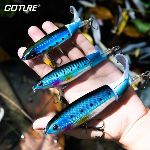 Señuelo Pesca Cola Giratoria Whopper Plopper 10cm Truchas C2