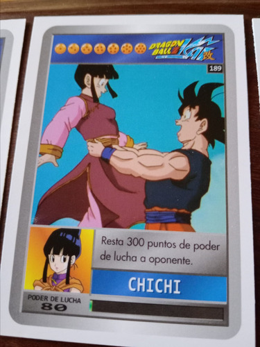 Carta Dragon Ball Sd, Milk Y Goku 189