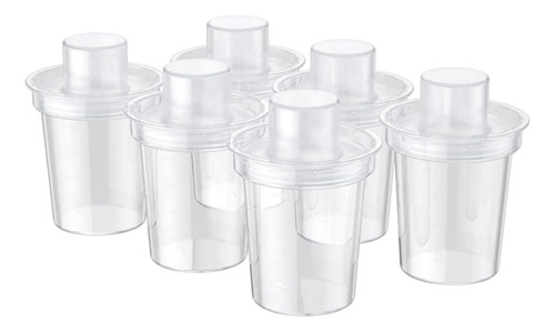 6 Dispensadores De Fórmula Infantil Portátiles, 80 Ml De Via
