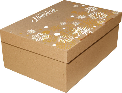 Cajas De Cartón Para Regalo De Navidad X50unds 32x23x13 
