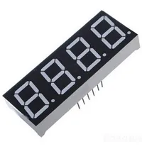 Comprar Display 7 Segmetos 4 Digitos 0.56  Rojo Anodo Comun Nubbeo