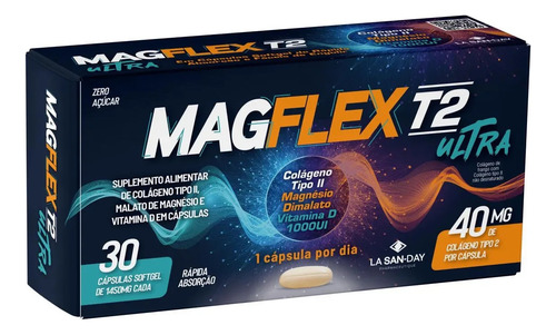 Magflex T2 Ultra Colágeno Tipo Ii 30cps - La San Day