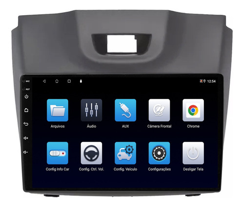 Multimidia S10 12/16 9p Adak G2 Android 14 Carplay 2gb 64gb