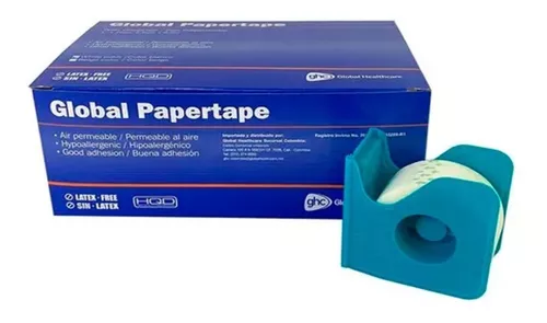 Tela adhesiva de papel microporosa 2,5cmx9,1m – Textil Super