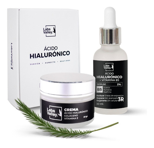 Imagen 1 de 4 de Pack Hialurónico B5 Y Crema Facial + Colágeno + Vitamina E