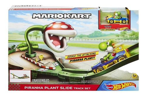 Hotwheels Mario Kart Pista Piranha