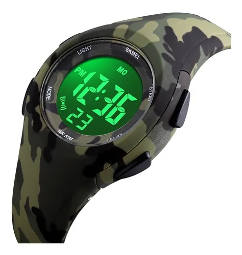 Reloj Mujer Ni os Chicos Skmei 1459 Cgn Caja 36mm Impacto