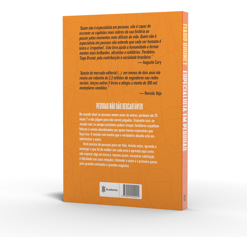 Livro Especialista Em Pessoas - Soluções Bíblicas E Inteligentes Para Lidar Com Todo Tipo De Gente -tiago Brunet - Best-seller