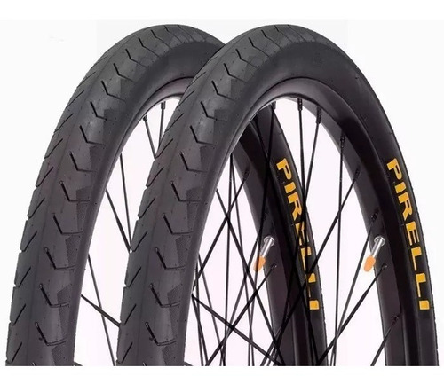 2 Pneu Bicicleta Pirelli Aro 26x1.50 Slick Phantom Street