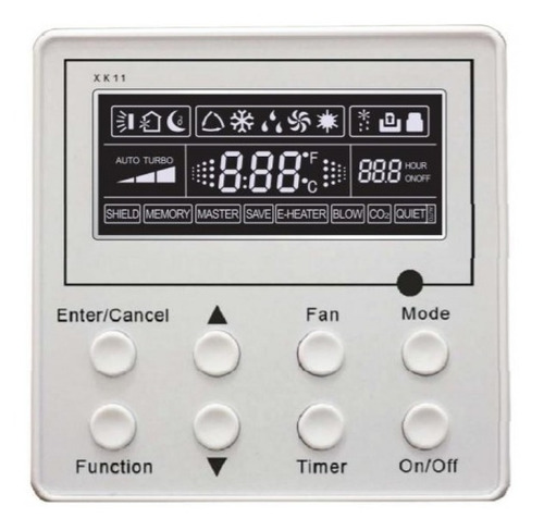 Termostato Controller Programable Anwo - Gree Pantalla Lcd