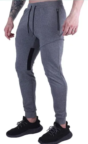 Pants Jogger Hombre Gym Slim Entubado Deportivo Moda Deporte