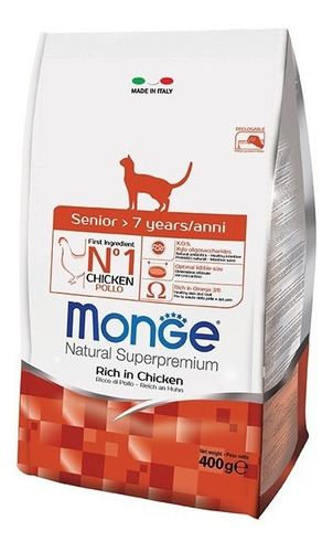 Monge Feline Super Premium Senior Pollo 1,5kg Con Regalo