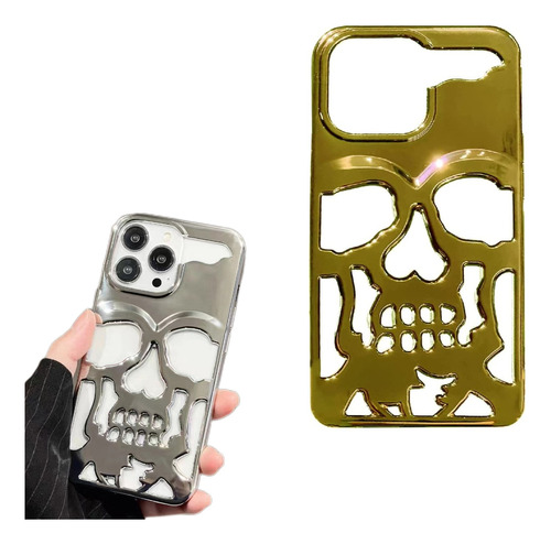 Funda De Calavera Compatible Con Teléfono 11/12/13/14 Pro