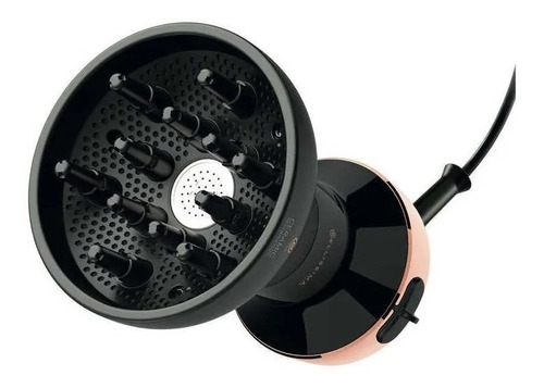 Difusor De Aire Caliente Bellisima Diffon Ceramic 700 Watts Color Negro/Dorado