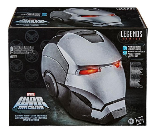 Capacete Eletrônico Marvel Legends Series War Machine F0765