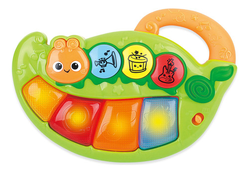 Kidoozie Caterpillar, Enciende Y Reproduce Musica, Forma Lin