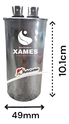 Capacitor 45uf Para Compresor De Minisplit Y A/c 110v/220v