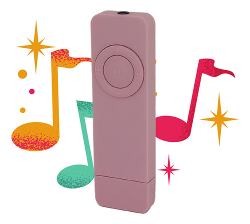 Reproductor Mp3 Ruffo Rf-mp3 C/ Correa Sin Memoria Color Rosa