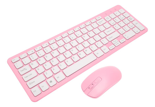 Combo Teclado Mouse Inalambrico Resistente Decoloracion 96 G