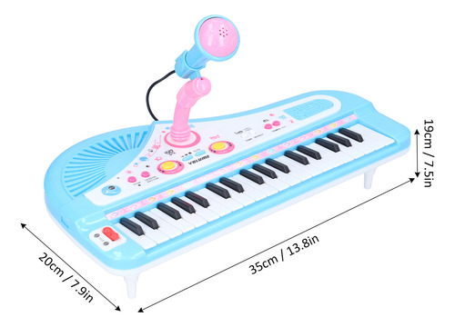 Juguete Musical Para Niños, Instrumento, Micrófono, Alimenta