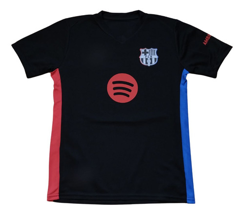 Camiseta De Barcelona Negra Niños