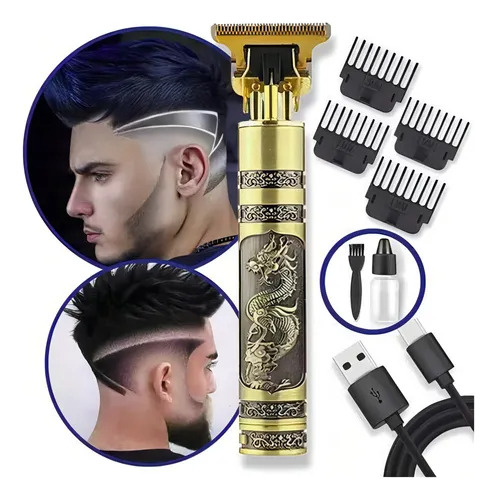 Máquina De Acabamento Cabelo E Barba Lâmina Afiada