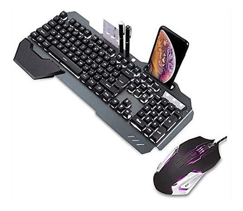 Muslimstreet Juego Teclado Mouse Para Sensacion Mecanica Led