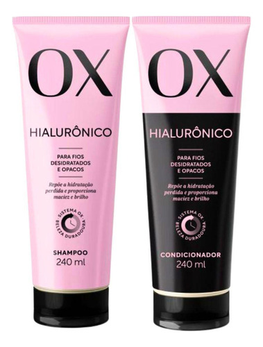  Shampoo + Condicionador Ox Hialurônico 240ml