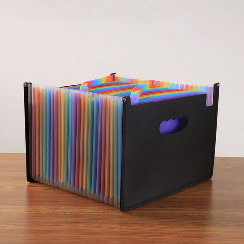 Carpeta De Archivos Accordian Con 24 Compartimentos, Tamaño