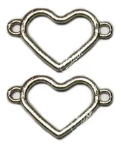 Comprar Dijes Corazon X 24 Unidades Insumos Para Bijouterie