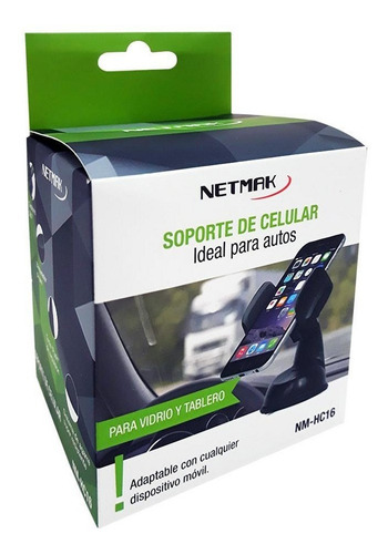Imagen 2 de 2 de Soporte Para Celular Universal Para Auto Netmak