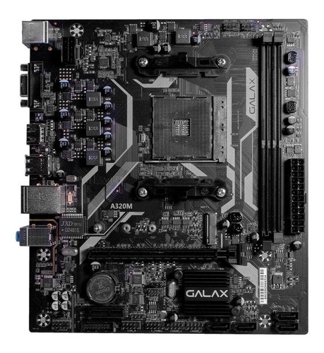 Imagem 2 de 2 de Placa Mae Galax P/ Amd A320m M-atx Am4 Ddr4