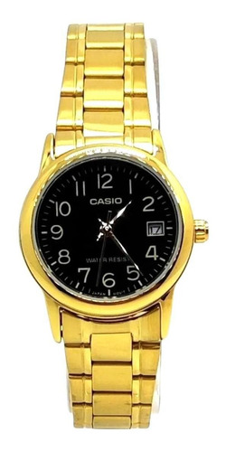 Reloj Casio De Mujer Dorado Ltp-v002g-1budf