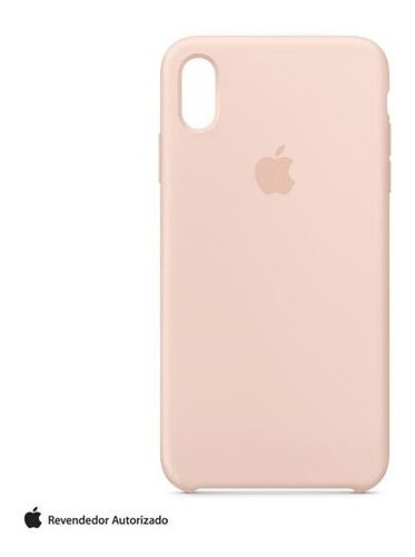 Capa Para iPhone XS Max Silicone Areia Rosa Apple Mtfd2zm/a