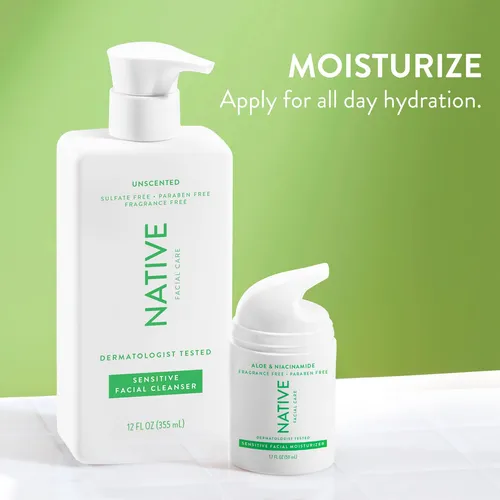 Crema Hidratante Facial Native Sensitive Daily 50 Ml Con Vit