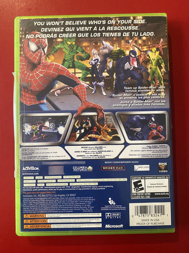 Spiderman Friend Or Foe Xbox 360 (Usado)