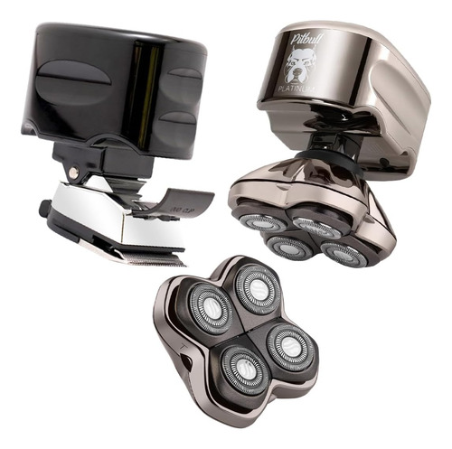 Skull Shaver Pitbull Platinum Pro Con El Mejor Kit De Aseo D