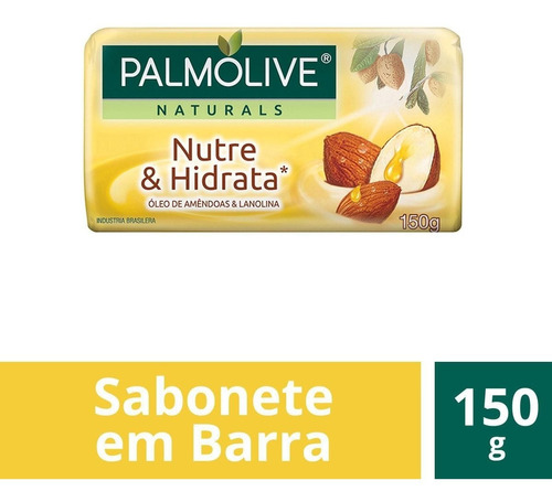 Sabonete Barra Naturals Nutre & Hidrata Palmolive 150g