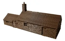 Comprar Cabaña Piedras Con Chimenea Escala H0 1\u002F87 Ferromodelismo