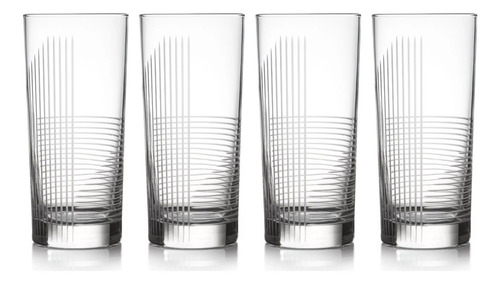 Libbey Pack X4 Vasos Capacidad 465 Ml Color Cristalino Crisa