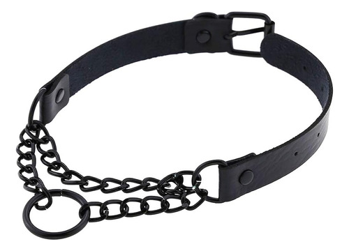 Izasky Gargantilla Collar Punk Rock Gótico Negro Cadena De C