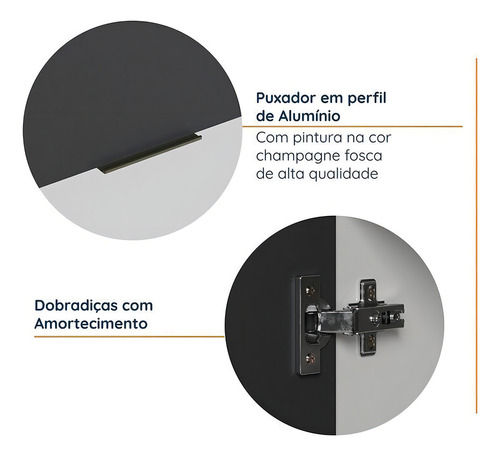 MadeiraMadeira cozinha modulada 4 peças sem tampo sem rodapé 2 Da
