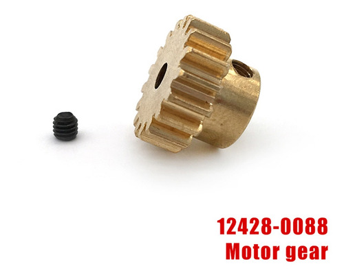 Imagen 3 de 4 de 2 Unids 17t Piñones De Latón Para Wltoys 12428 12423 12628